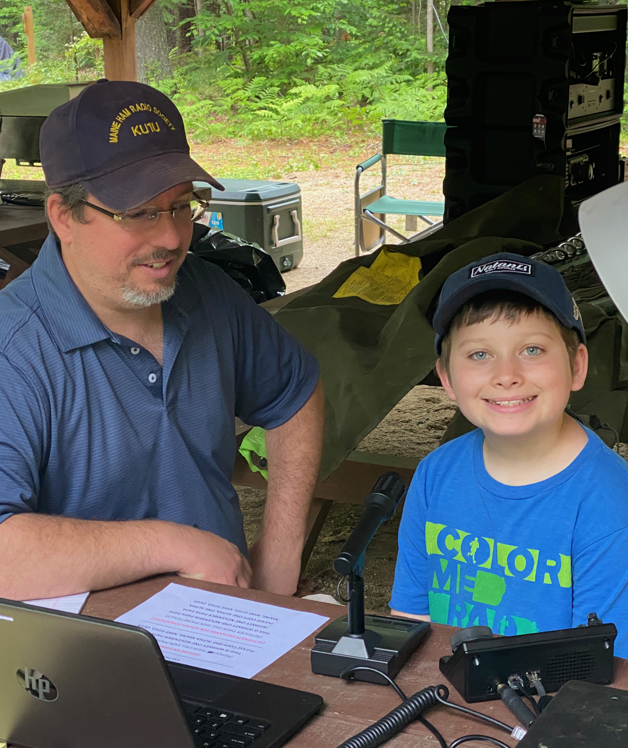 Cory KU1U and Simon N1URA